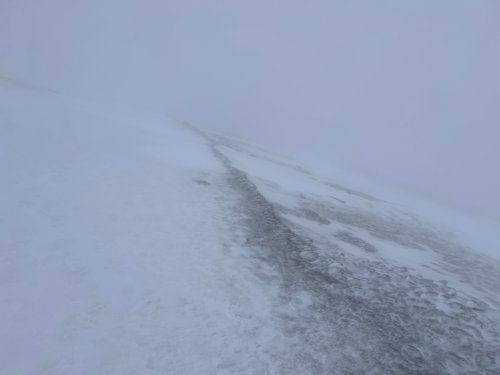 Llanberis path looing icy