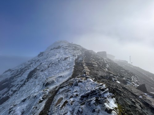 Summit and some clouds